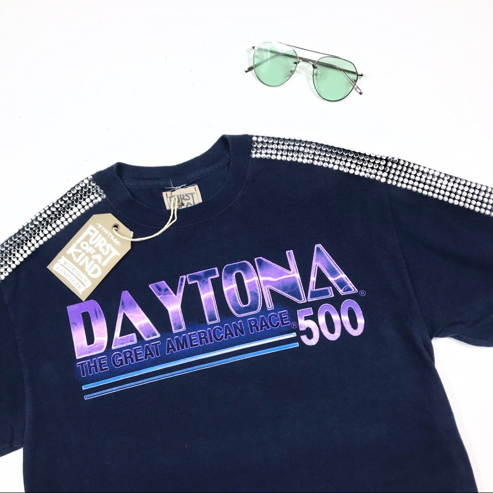 ❌ SOLD LF Vintage // Rhinestone Nascar Tee